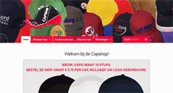Desktop Screenshot of capshop.nl